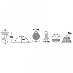 Tent High Peak Swift 3 10144 2
