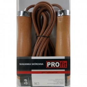 Leather skipping rope PROFIT DROP DK 1019 2