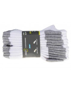 Skechers Boys 6pk No Show Socks S108264-WHT 2