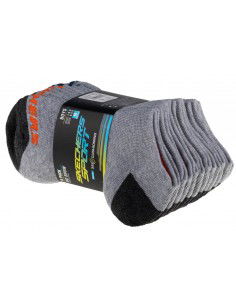 Skechers Boys 6pk No Show Socks S108264-GRY
