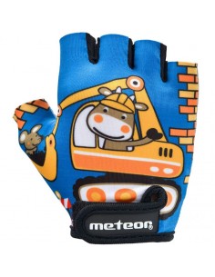 Cycling gloves Meteor Teddy Builder Junior 26184-26185-26186