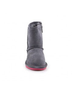 BearPaw Emma Toddler Zipper Jr 608TZ-903 Charcoal Pomberry winter shoes 2