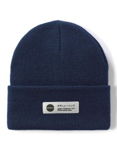 Ozoshi Haichi Cuffed Beanie navy blue OWH20RCFB005