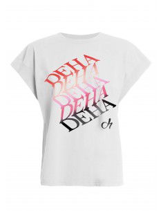 Deha Eco-Wear Graphic T-Shirt B64520-10001 Λεύκο