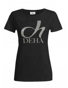 Deha Γυναικείο T-shirt Μαύρο B64770-44202