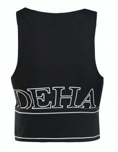 Deha Halter Top Elastic B64401-10009 Μαύρο