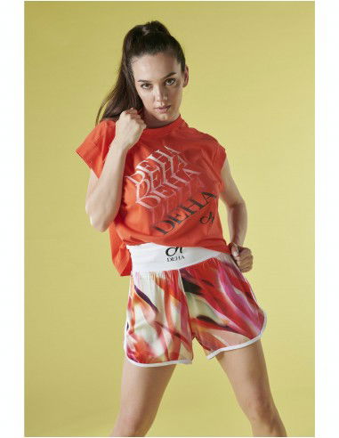 Deha Allover Shorts B64475-55705 Κοραλί Deha Allover Shorts B64475-55705 Κοραλί