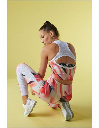 Deha Allover Leggings B64435-55705 Κοραλί Deha Allover Leggings B64435-55705 Κοραλί