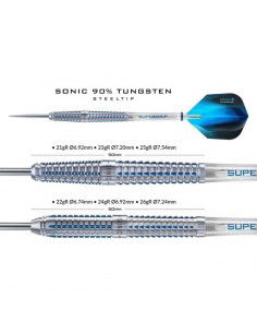 Harrows Sonic Darts 90% Steeltip HS-TNK-000013298 2