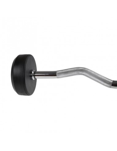 Barbell / Fixed neck Rubberized GSL-40 40 KG HMS Barbell / Fixed neck Rubberized GSL-40 40 KG HMS