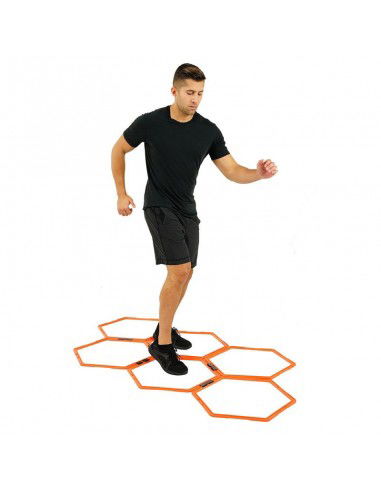 Combined coordination wheels Hexa hoops 6 pcs. Yakimasport 100268 Combined coordination wheels Hexa hoops 6 pcs. Yakimasport 100268