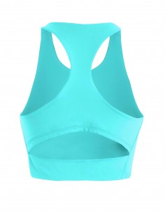 Deha Γυναικείο Αθλητικό Crop Top Αμάνικο Τιρκουάζ Τιρκουάζ B64201-55601 2