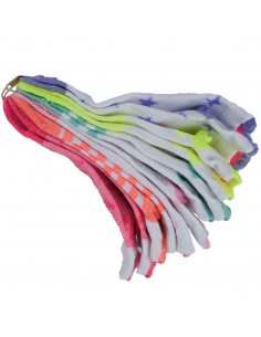 Skechers Girls 6pk3D Heart Low Cut S116502-MULT 2
