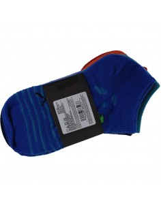 Skechers 6pk Boys Non Terry Low Cut Socks S115172-RDMT 2