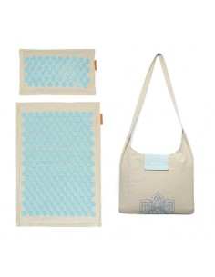 Acupressure mat pillow SMJ sport YG009 Premium Eco (flax, coconut, buckwheat)