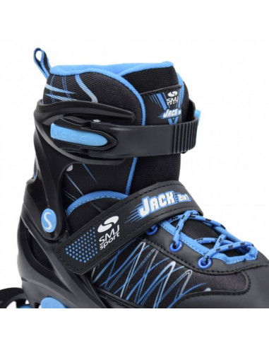 SMJ Sport UT103 Jack Inline Αυξομειούμενα Rollers Μαύρα Παιδικά SMJ Sport UT103 Jack Inline Αυξομειούμενα Rollers Μαύρα Παιδικά