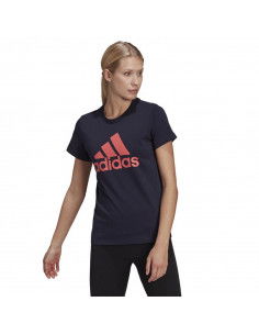 Adidas Essentials Γυναικείο Αθλητικό T-shirt Black/Orange HH8838 2