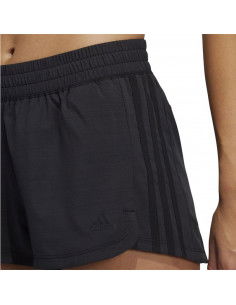 Adidas Pacer 3-Stripes Αθλητικό Γυναικείο Σορτς Μαύρο GT1186 2