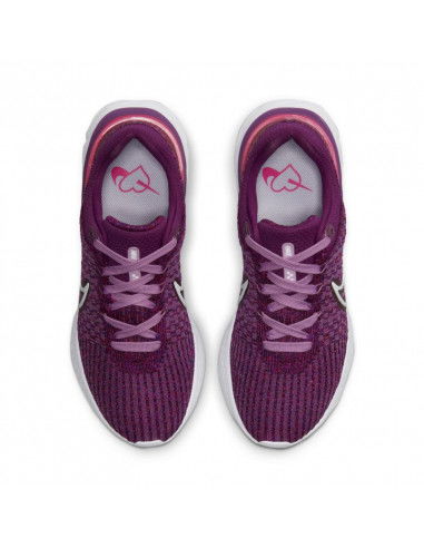 Nike React Infinity Run Flyknit 3 DD3024-500 Γυναικεία Αθλητικά Παπούτσια Running Μωβ Nike React Infinity Run Flyknit 3 DD3024-500 Γυναικεία Αθλητικά Παπούτσια Running Μωβ