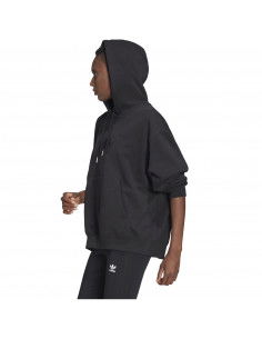 Adidas Adicolor Oversize Γυναικείο Φούτερ με Κουκούλα Μαύρο HC7104 2