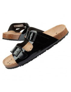 Abeba Sandals Black W 8088 work slippers 2