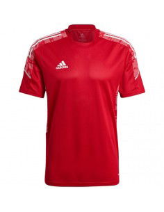 Adidas Condivo 21 Primeblue Αθλητικό Ανδρικό T-shirt Μαύρο με Λογότυπο GH7167