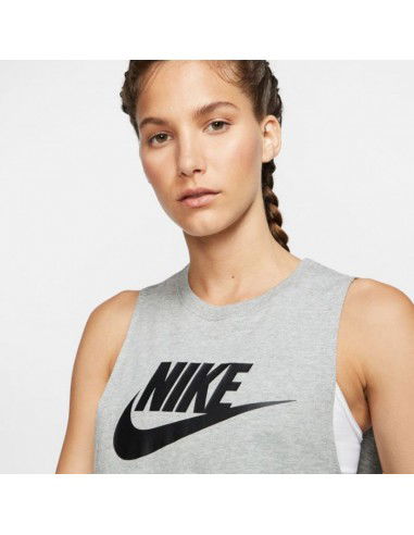 Nike Γυναικεία Μπλούζα Μακρυμάνικη Γκρι CW2206-063 Nike Γυναικεία Μπλούζα Μακρυμάνικη Γκρι CW2206-063