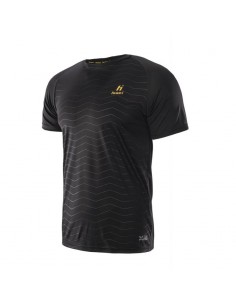 Huari Monteros M 92800406548 Αθλητικό Ανδρικό T-shirt Μαύρο με Στάμπα 2