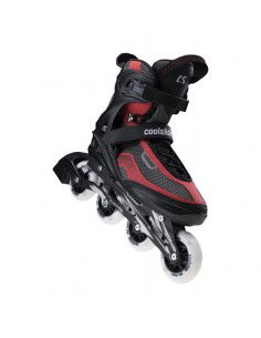 Coolslide Roma Inline Rollers Μαύρα/Κόκκινα Ενηλίκων 2
