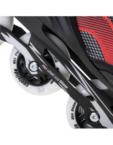 Coolslide Roma Inline Rollers Μαύρα/Κόκκινα Ενηλίκων Coolslide Roma Inline Rollers Μαύρα/Κόκκινα Ενηλίκων