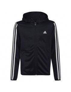 Sweatshirt adidas 3S FZ HD Jr HE9339
