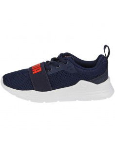 Puma Αθλητικά Παιδικά Παπούτσια Running Wired Run Navy Μπλε 374216-21 2