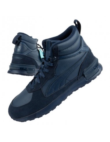 Puma Gravition Ανδρικά Μποτάκια Navy Μπλε 383204-03 Puma Gravition Ανδρικά Μποτάκια Navy Μπλε 383204-03