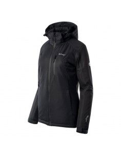 Hitec Κοντό Γυναικείο Puffer Μπουφάν Αδιάβροχο για Χειμώνα Μπλε