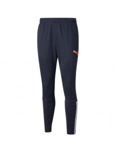 Puma Team Liga Παντελόνι Φόρμας με Λάστιχο Navy Μπλε 657242-47