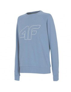 4F Γυναικείο Φούτερ Μπλε H4Z22-BLD350-32S