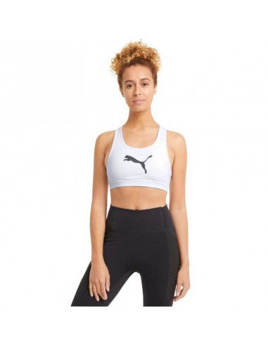 Puma Γυναικείο Αθλητικό Μπουστάκι Λευκό 520304-52 Puma Γυναικείο Αθλητικό Μπουστάκι Λευκό 520304-52
