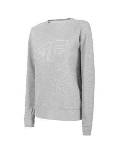 4F Γυναικείο Φούτερ Γκρι H4Z22-BLD350-27M