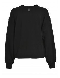 Deha Luxe Graphic Sweatshirt D7382110009 Μαύρο 2