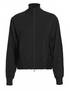 Deha Luxe Combined FullZip Sweatshirt B7416310009 Μαύρο