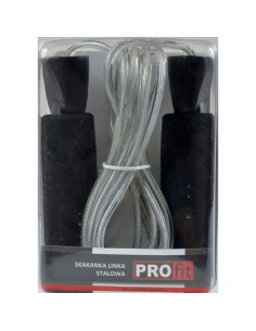 Skipping rope with a steel cable PROFIT SPEED DK 1024 2
