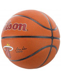 Wilson NBA Miami Heat Μπάλα Μπάσκετ Indoor/Outdoor WTB3100XBMIA 2