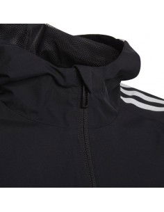 Adidas Παιδικό Αθλητικό Μπουφάν Κοντό με Κουκούλα Μαύρο Condivo 22 HA6253 2