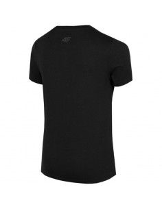 4F Παιδικό T-shirt Μαύρο HJZ22-JTSM002-20S 2
