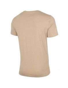 4F Ανδρικό T-shirt Μπεζ με Στάμπα H4Z22-TSM029-82S 2