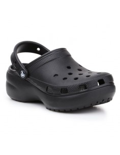 Crocs Classic Platform Clog Αντιολισθητικό Unisex Σαμπό Μαύρο 2