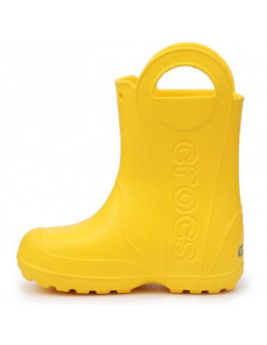 Crocs Παιδικές Γαλότσες Handle It Κίτρινες 12803-730 Crocs Παιδικές Γαλότσες Handle It Κίτρινες 12803-730