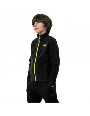 4F Παιδική Ζακέτα Fleece Μαύρη HJZ22-JPLM001-20S 4F Παιδική Ζακέτα Fleece Μαύρη HJZ22-JPLM001-20S