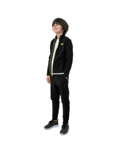 4F Παιδική Ζακέτα Fleece Μαύρη HJZ22-JPLM001-20S 4F Παιδική Ζακέτα Fleece Μαύρη HJZ22-JPLM001-20S