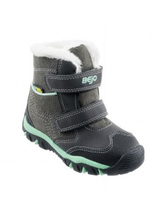 Bejo Daisy Mid Παιδικά Μποτάκια με Σκρατς Γκρι 92800184025 2
